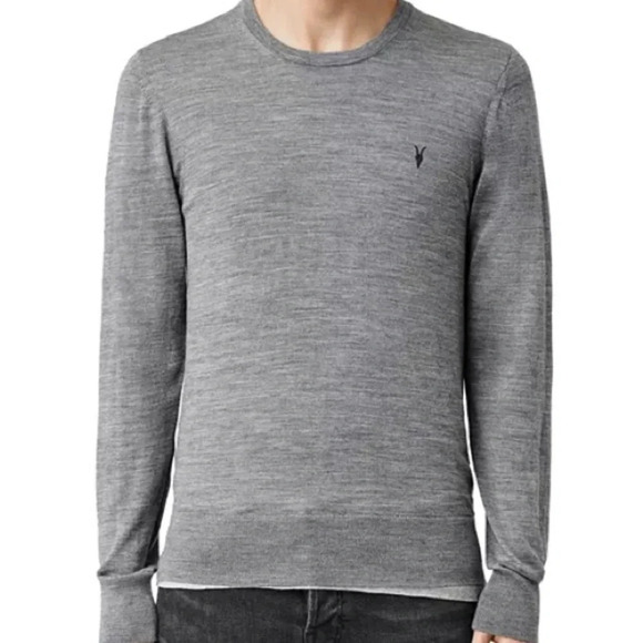 AllSaints Mode 100% Merino Crewneck Mens Sweater Size XXL NWOT - Picture 1 of 8